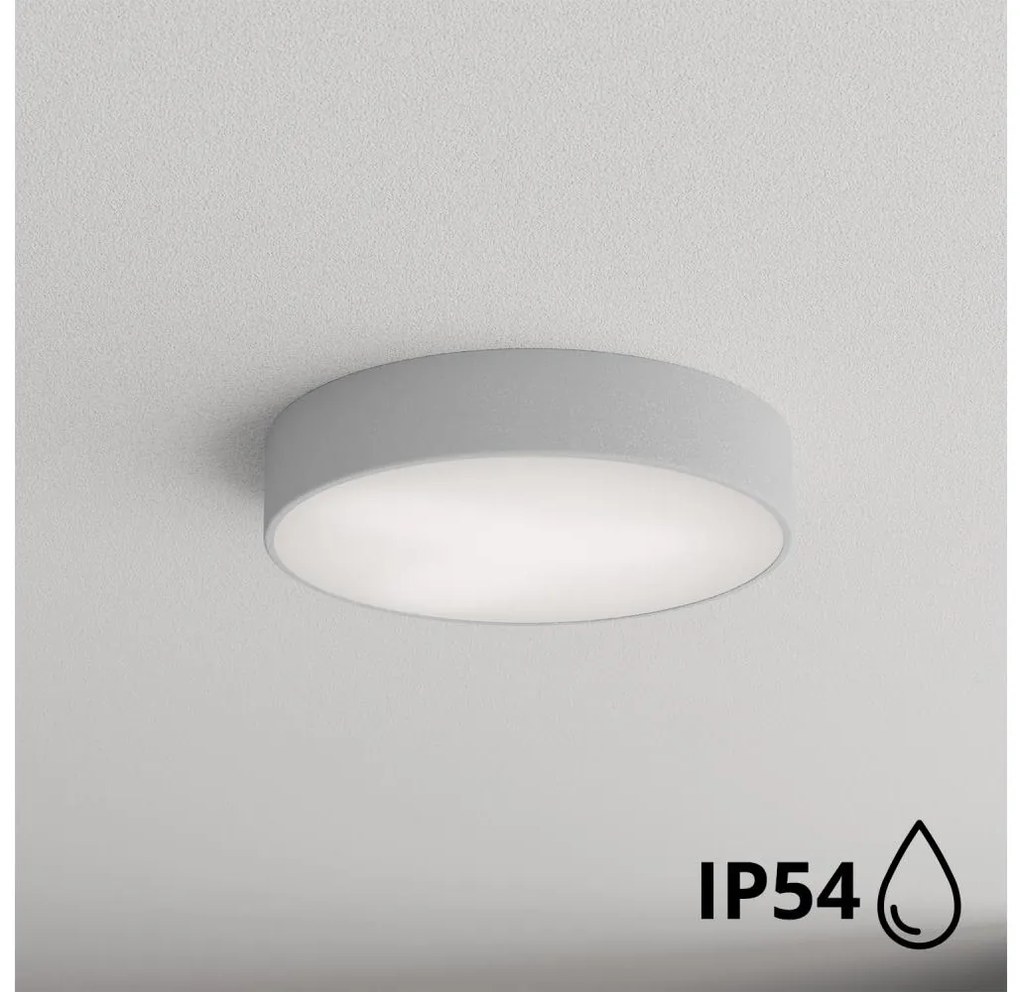 Plafonieră pentru baie Brilagi CLARE 3xE27/24W/230V d. 40 cm IP54 gri