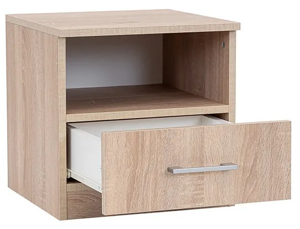 Noptieră Miami 1 sertar 40x40 cm stejar sonoma-stejar sonoma