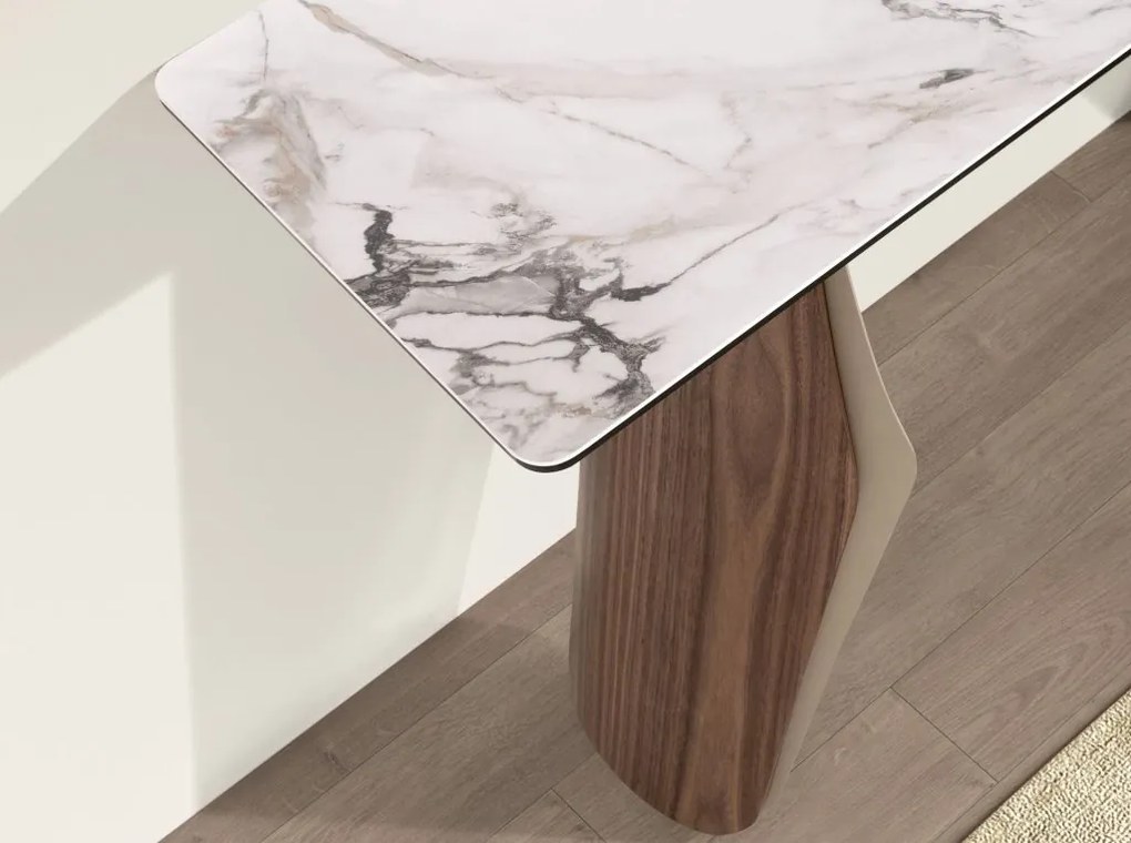Consola design LUX Porcelain Marble