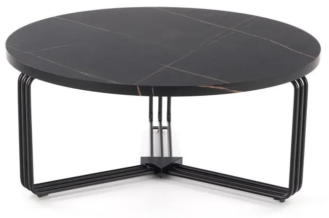 Masa de cafea Antica, neagra