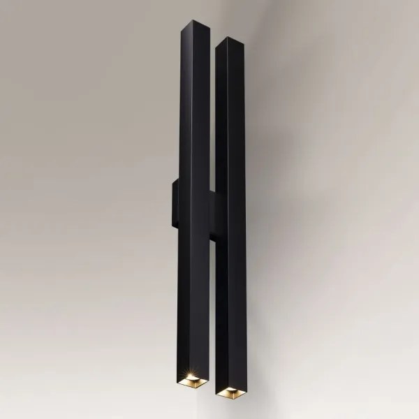 Aplică DOHA 4xGU10/15W/230V neagră Shilo 4706