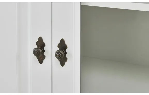Bufet 2+2Usi + 3Sertare Cabana, Alb & Antracite, 174,4 x 42 x 90 Cm