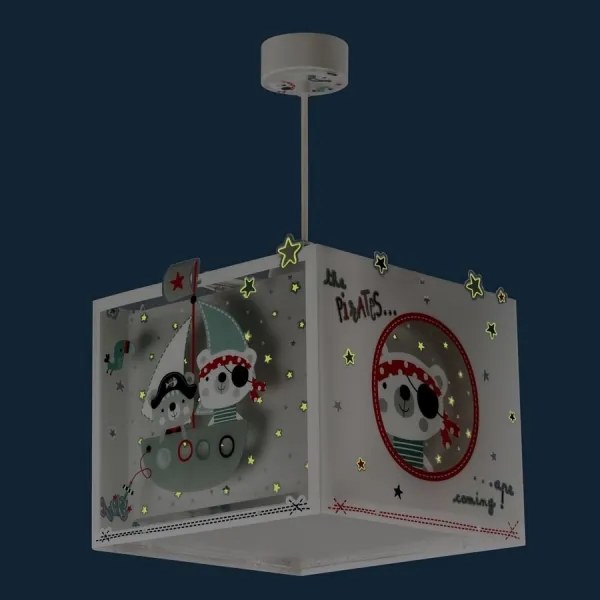 Dalber D-74552 - Lustră copii PIRATES 1xE27/60W/230V