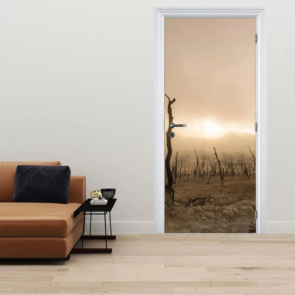 Fototapet pentru ușă - Copacii goi (95x205cm)