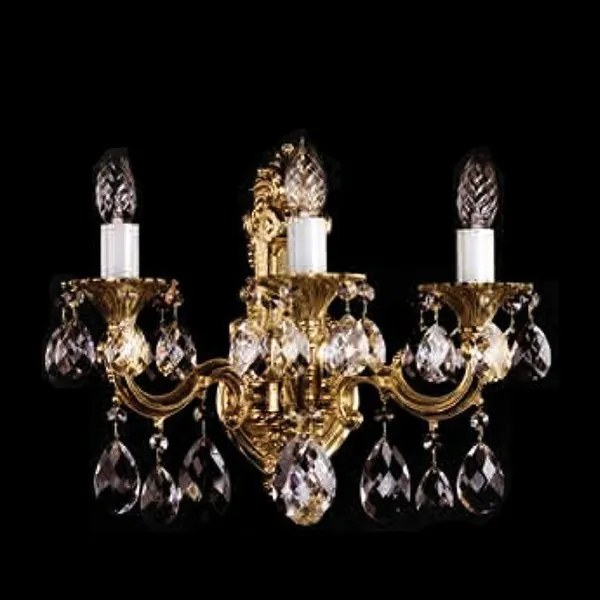 Aplica de perete Cristal Bohemia Exclusive SARKA III. WL