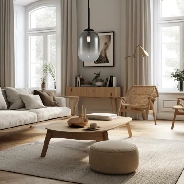 Lustră pe cablu ALIAS 1xG9/8W/230V d. 12 cm negru/gri