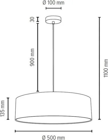 Spot-Light 57650127 - Candelabru JOSEFINA 3xE27/25W/230V pe cablu