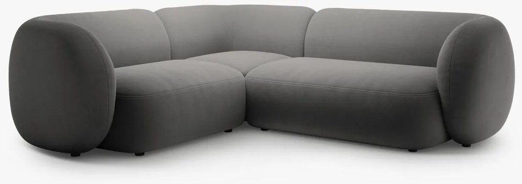 Coltar Kate 4 locuri catifea Salvador L252 cm