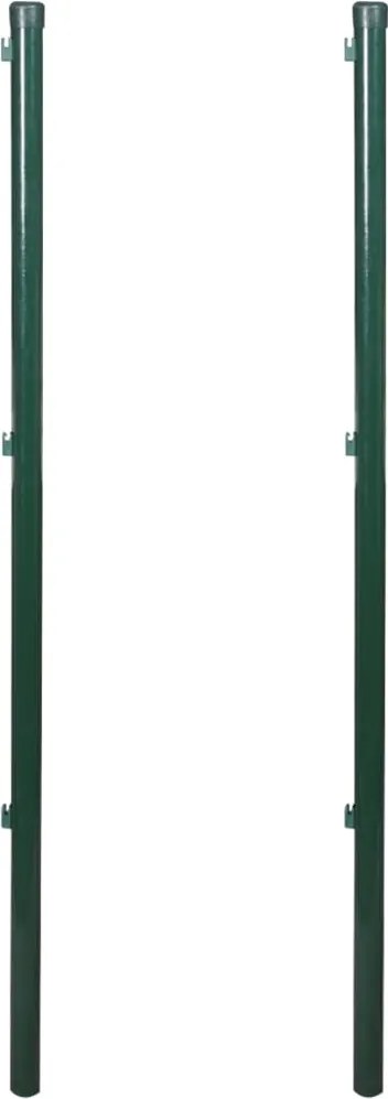 vidaXL Stâlpi pentru gard, 2 buc., 115 cm