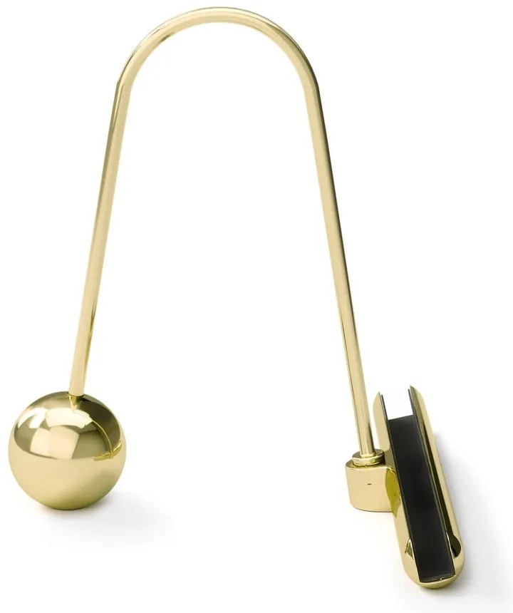 Ramă foto aurie cu picior de susținere din sticlă 19x23 cm Flute – Umbra