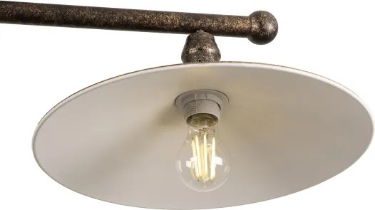 BRILAGI - Lampă suspendată pe tijă FORGE 2xE27/60W/230V cupru/patină