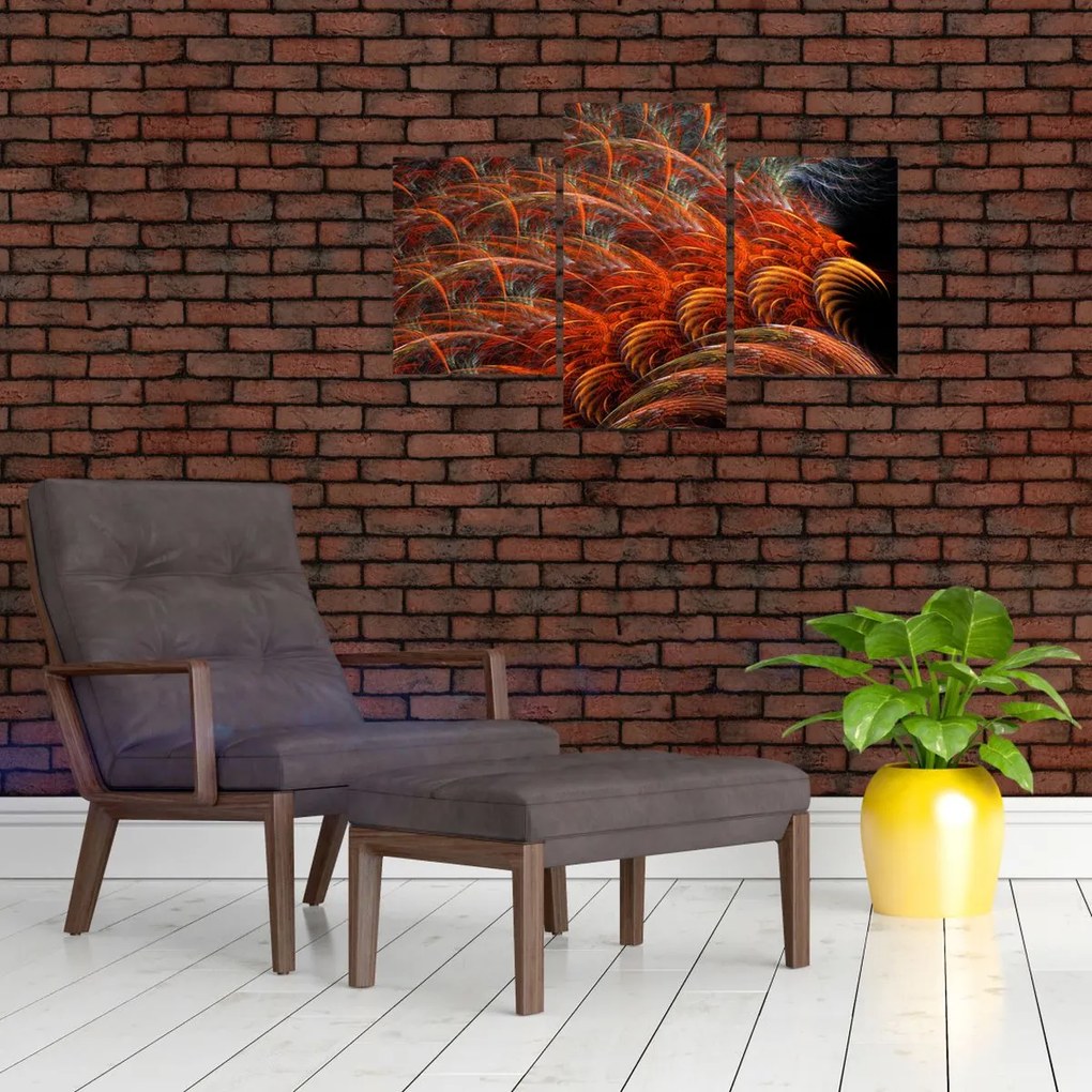 Tablou - Pene de imitație abstractă (90x60 cm)