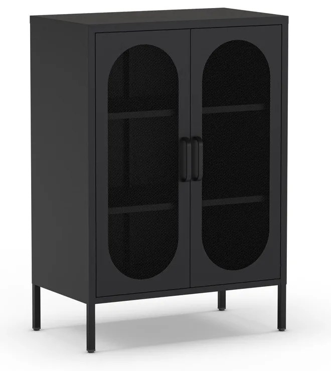 Dulap negru 70x100 cm Diora – Marckeric