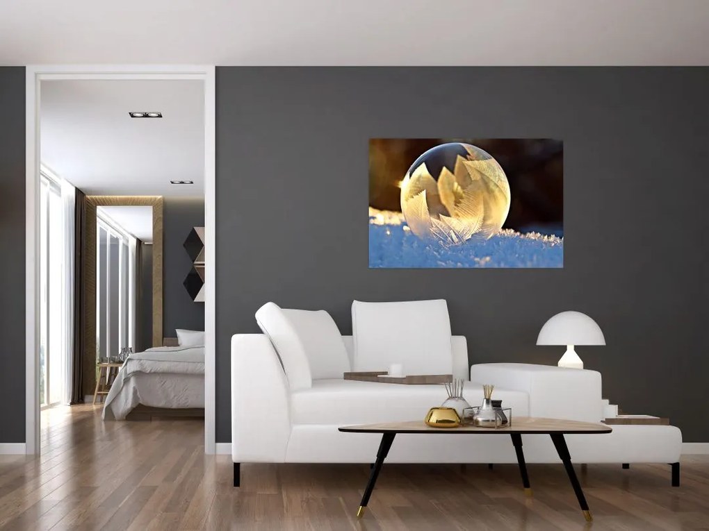 Tablou cu bulină înghețată (90x60 cm)