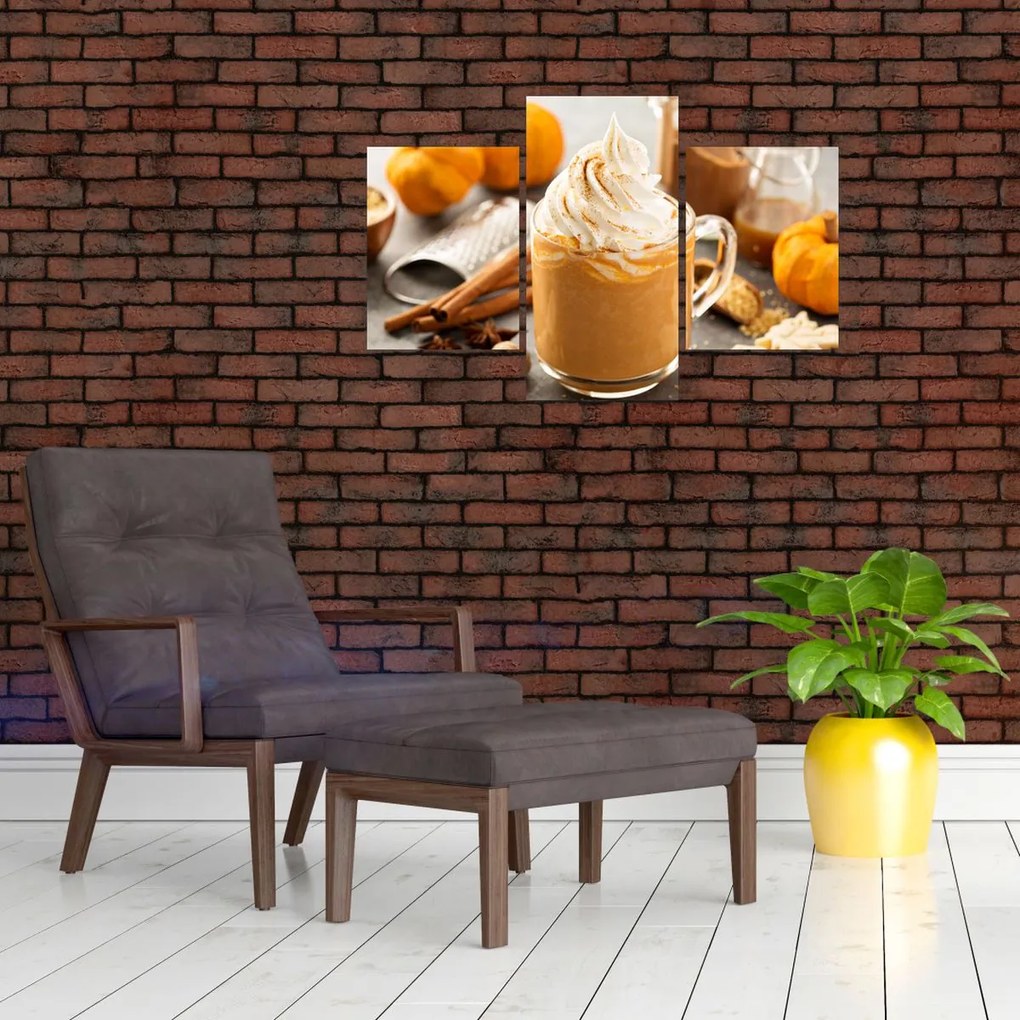 Tablou - Cafea cu lapte de dovleac (90x60 cm)