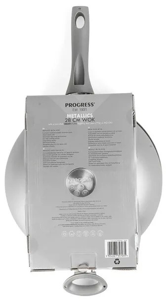 Tigaie wok cu capac 28cm, invelis non-stick, Scandi Smartstone