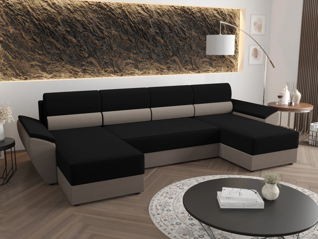 Colțar în formă de U Radiant U2 (Negru + Gri). 1057524