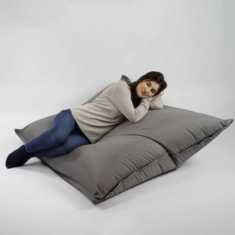 Fotoliu tip Perna Magic Pillow, Material impermeabil - Grey