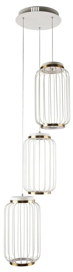 Lustra cu 3 pendule LED design ambiental Belle