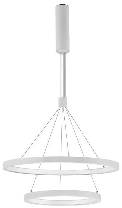 Lustra LED design modern circular EMPATIA II alb NVL-9172760