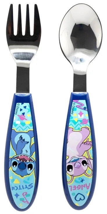 Disney Lilo și Stitch Drawing set tacâmuri ergonomice metalice - 2 bucăți