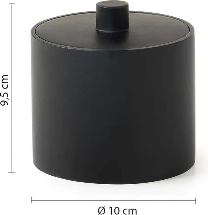 Doză pentru depozitare GEDY BR0314 Brenda, negrumat