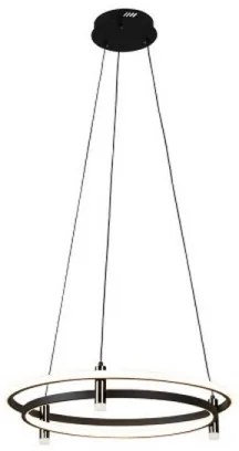 Lustră LED reglabilă suspendată pe cablu, 100W, 230V, 3000–6500K, Ø 60 cm, cu telecomandă