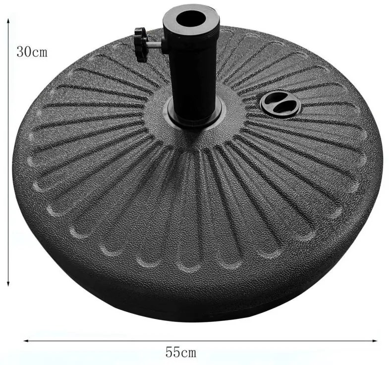 Bază umbrelă Tuff 3 (negru). 1088134