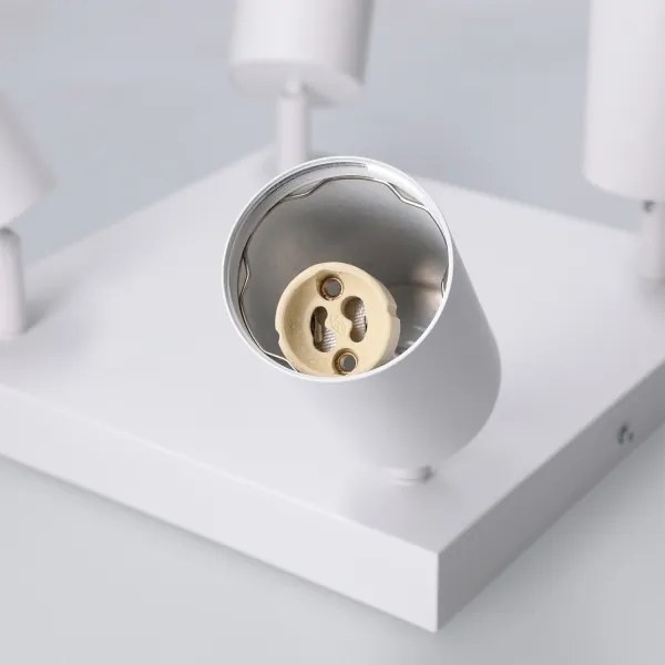Brilagi - Spot LED RGBW reglabil SELE SQUARE 4xGU10/6,5W/230V alb