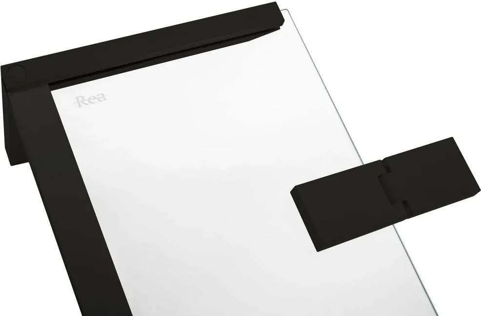 Cabina dus REA Hugo Double 90x90 cm negru