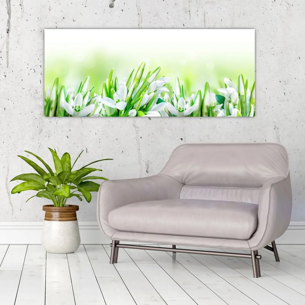 Tablou - Ghiocei (120x50 cm)