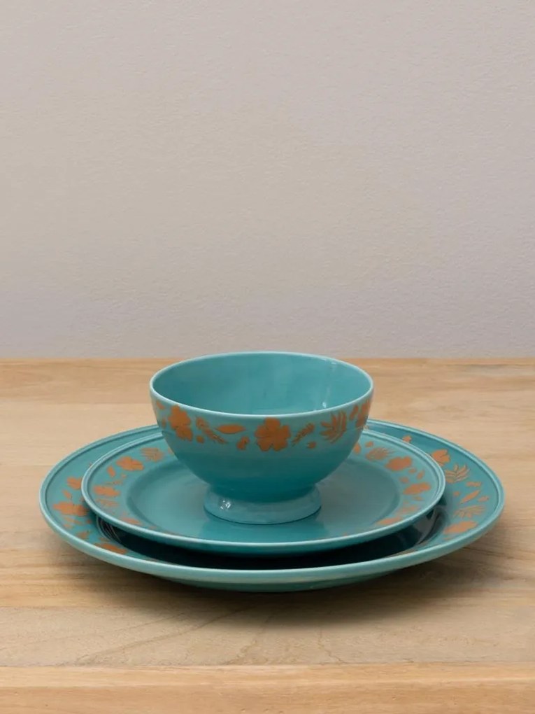 Farfurie din ceramica, D27cm, Flower