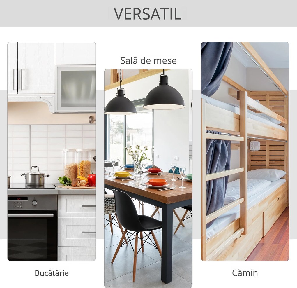 HOMCOM Masă Consolă Pliabilă cu Raft, Măsuță pentru Sufragerie Pliabilă, 118x80x72 cm, Alb | Aosom Romania