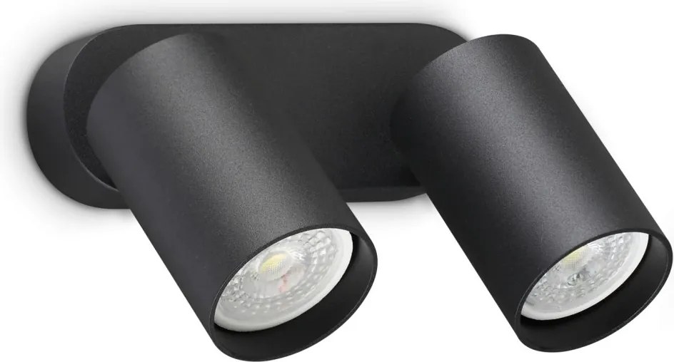 Aplica de perete DYNAMITE AP2 ROUND NERO