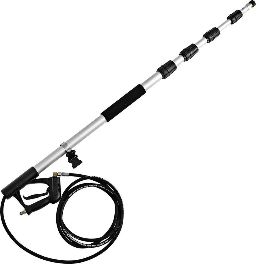 Lance telescopică pentru spălare cu presiune, cu accesorii
