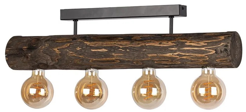 Spot-Light DO6997456 - Lustră aplicată TRABO, 4xE27/60W/230V, finisaj pin