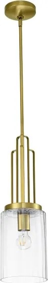 Quintiesse QN-KIMROSE-MP-BNB - Lustră pe tijă KIMROSE 1xE27/60W/230V, aurie