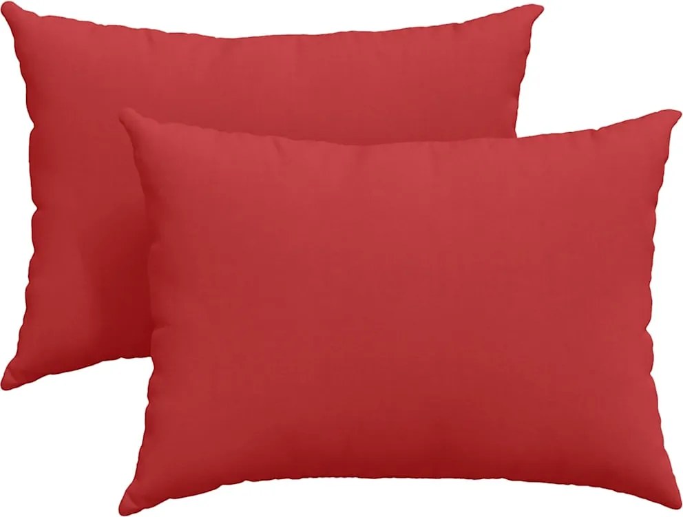 vidaXL Perne pentru canapea 2 pcs Roșu 70 x 50 cm țesătură