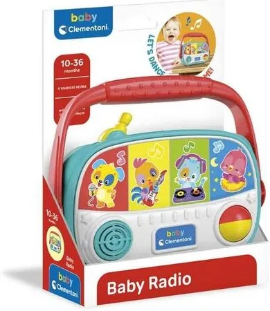 Clementoni Primul meu radio cu efecte sonore, 15 x20 x 6 cm