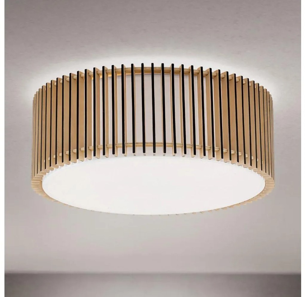 Orion - Plafonieră TARTA 3xE27/40W/230V, Ø 50 cm, bej