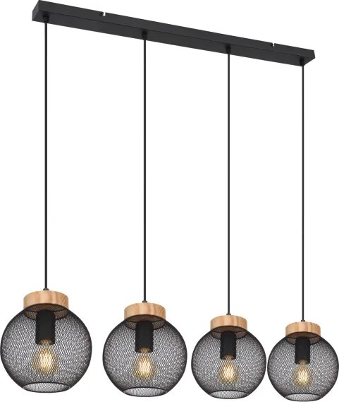 Globo 15663-4H - Lustru suspendat pe cablu PABLO 4xE27/40W/230V