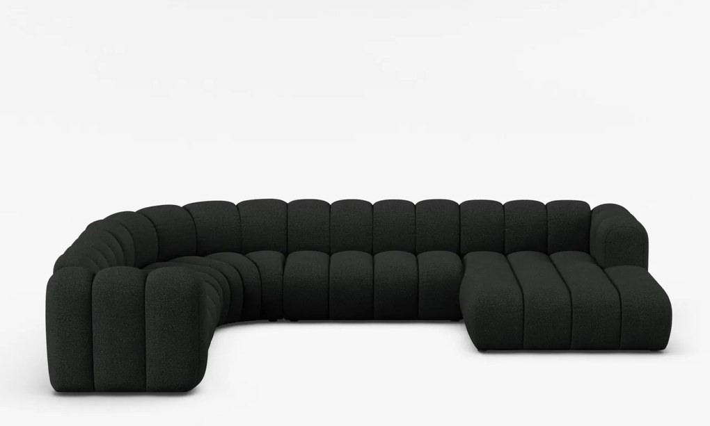 Canapea panoramica Lupine boucle Baloo L370 cm