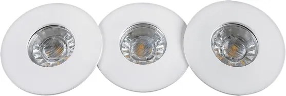 Rabalux 1078 - SET 3xLED Lampă încastrată baie RANDY 3xLED/4W/230V