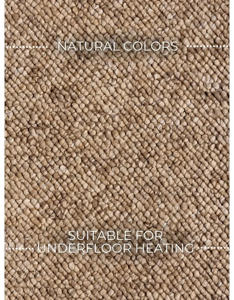 Covor maro deschis lavabil 160x230 cm Rocco Caramel – Elle Decoration