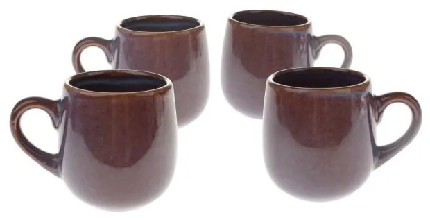Căni mov 4 buc. pentru espresso din ceramică 100 ml – Dakls