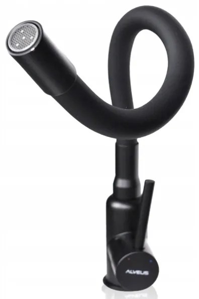 ALVEUS SETA23230 - Chiuvetă de bucătărie CADIT + baterie pentru chiuvetă MINTAS, 34 cm, granit/negru