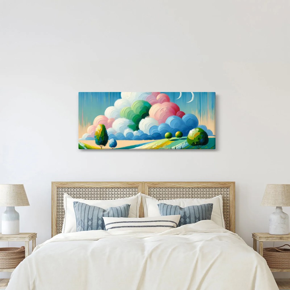 Tablou - Peisaj cu nor (120x50 cm)