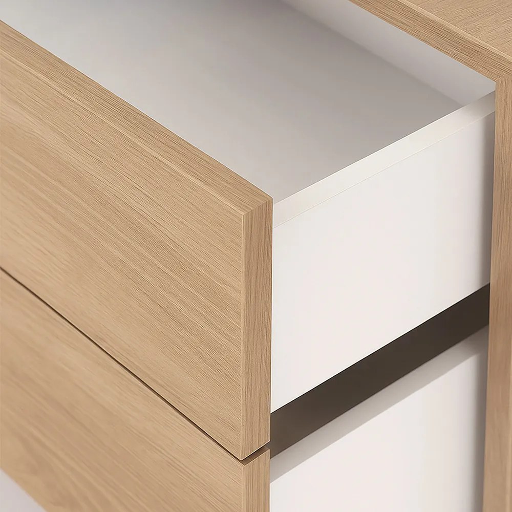 Boxie dulap de perete cu 2 sertare 40x80x37 cm stejar sonoma