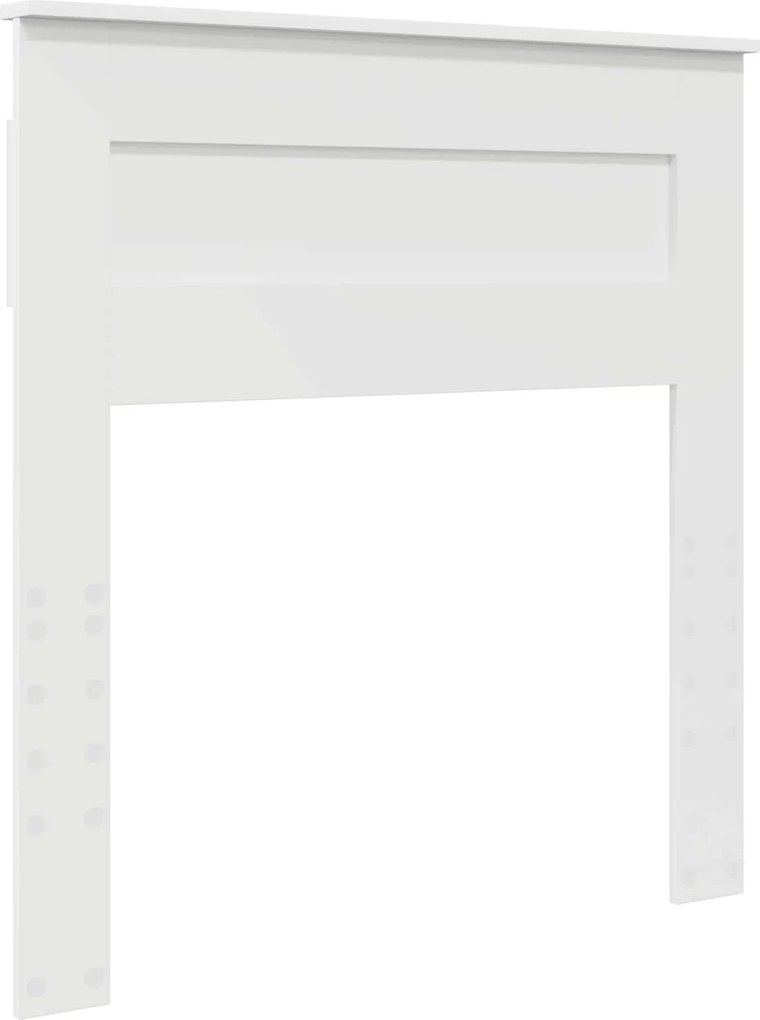 vidaXL Tăblie cap Alb 75 cm Lemn compozit