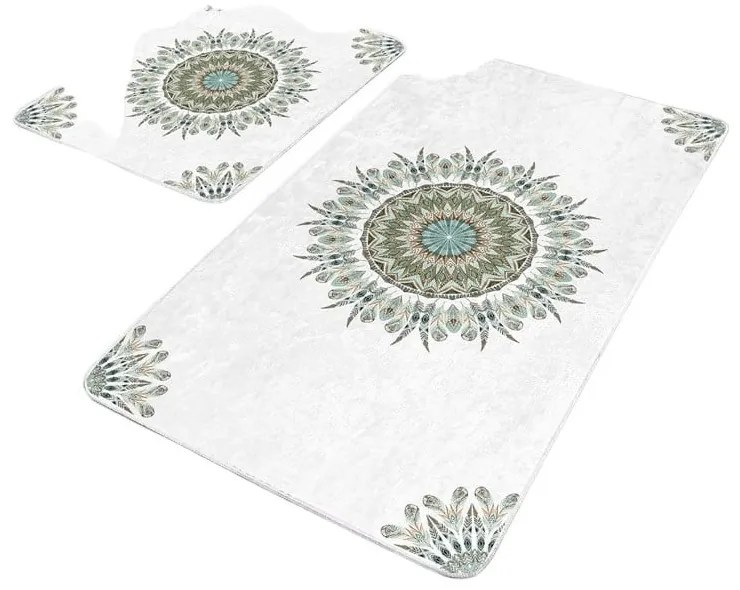 Covorașe de baie albe 2 buc. 60x100 cm – Mila Home